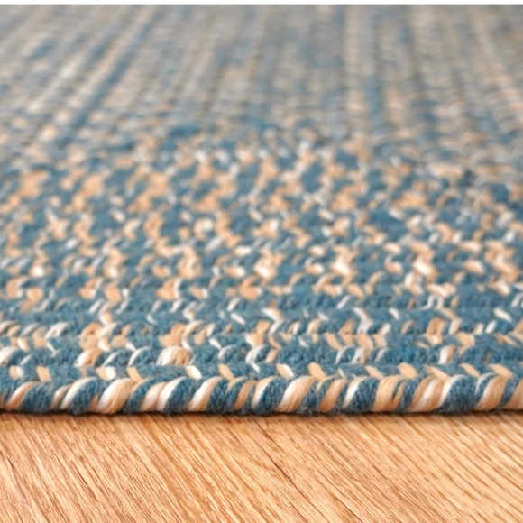 COLONIAL MILLS NWT Macon tweed area rug -oasis blue -5x8 - Picture 2 of 6